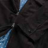 Giacca Bomber Harrington in Pelle Scamosciata