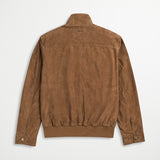 Giacca Bomber Harrington in Pelle Scamosciata