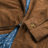 Giacca Bomber Harrington in Pelle Scamosciata