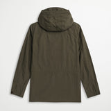 Waxed Cotton Jacket with Hood