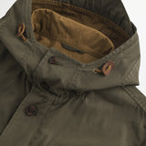 Waxed Cotton Jacket with Hood