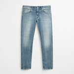 Jeans Bleached Slim - Medium Used Blue