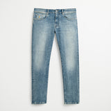 Jeans Bleached Slim - Medium Used Blue