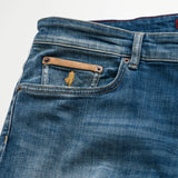 Medium-Blue Regular Jeans