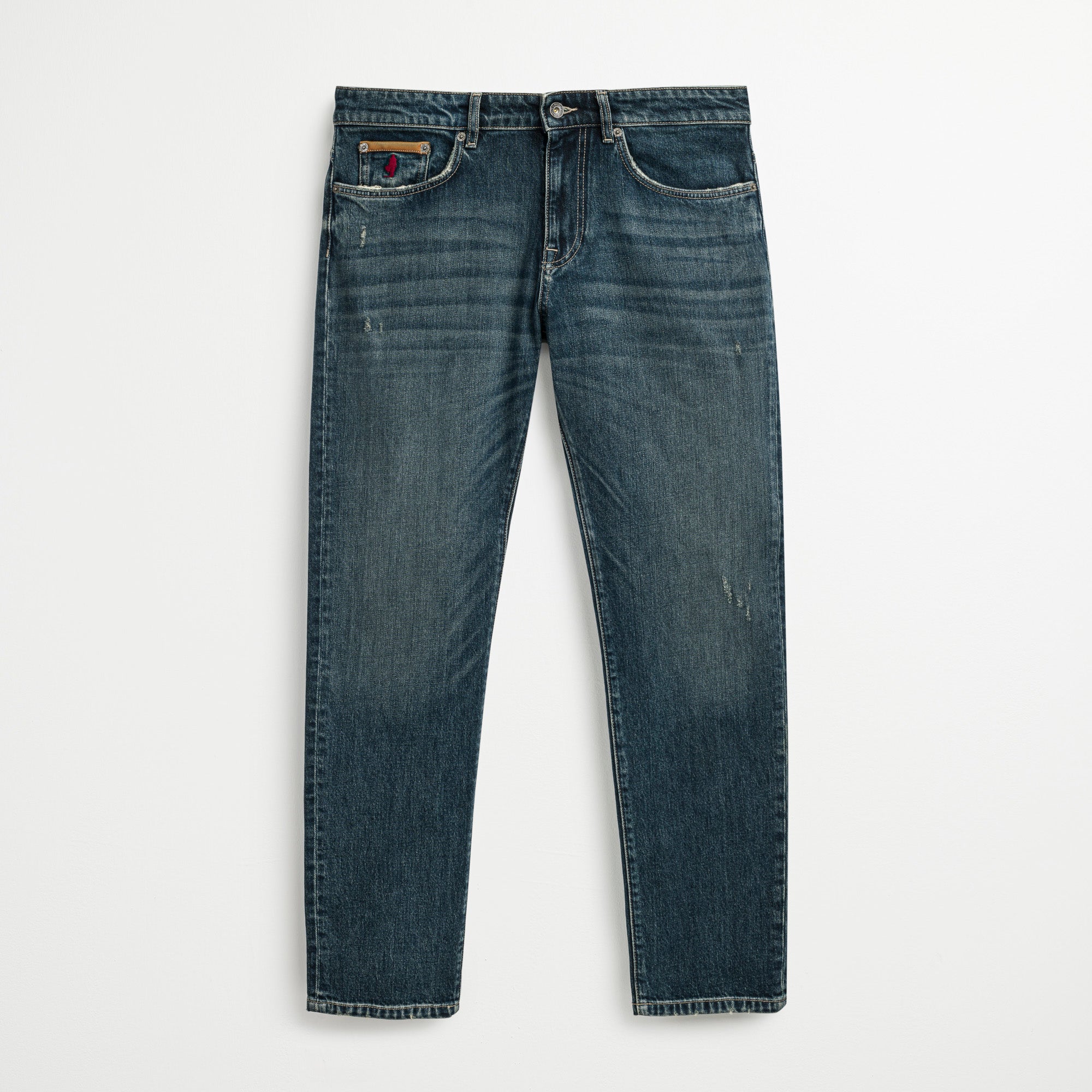 Jeans Medio-Scuro Regular - Dark Green Cast Blue