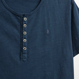 Serafino T-Shirt 100% Cotton Flamed Jersey