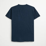 T-Shirt 100% Flamed Cotton with Raw Edges