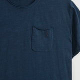 T-Shirt 100% Flamed Cotton with Raw Edges