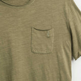 T-Shirt 100% Flamed Cotton with Raw Edges