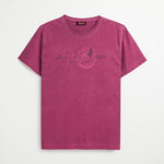 T-Shirt Grafica Tinta a Pigmento - Anemone