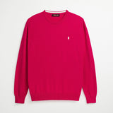 Maglione 100% Cotone Girocollo - Magenta