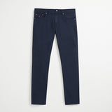 Pantalone Cinque Tasche in Popeline Slim - Navy Blazer