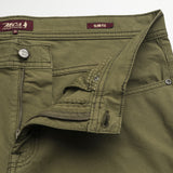 Slim Five-Pocket Poplin Pants