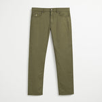 Pantalone Cinque Tasche in Gabardina Regular - Burnt Olive