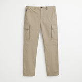 Pantalone Cargo in Popeline Regular - Vintage Khaki