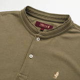 Elasticized Cotton Polo