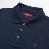 Polo in Cotton and Linen Pique