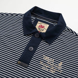 Striped 100% Cotton Polo