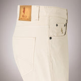 Five-pocket trousers in slim poplin