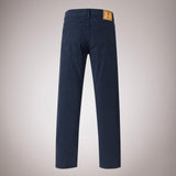 Five-pocket trousers in slim poplin