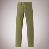 Five-pocket trousers in slim poplin