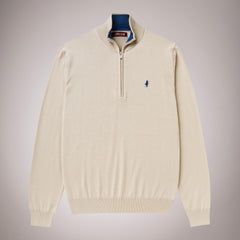 100% Cotton Half Zip Sweater