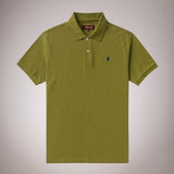 Solid Color 100% Cotton Polo Shirt