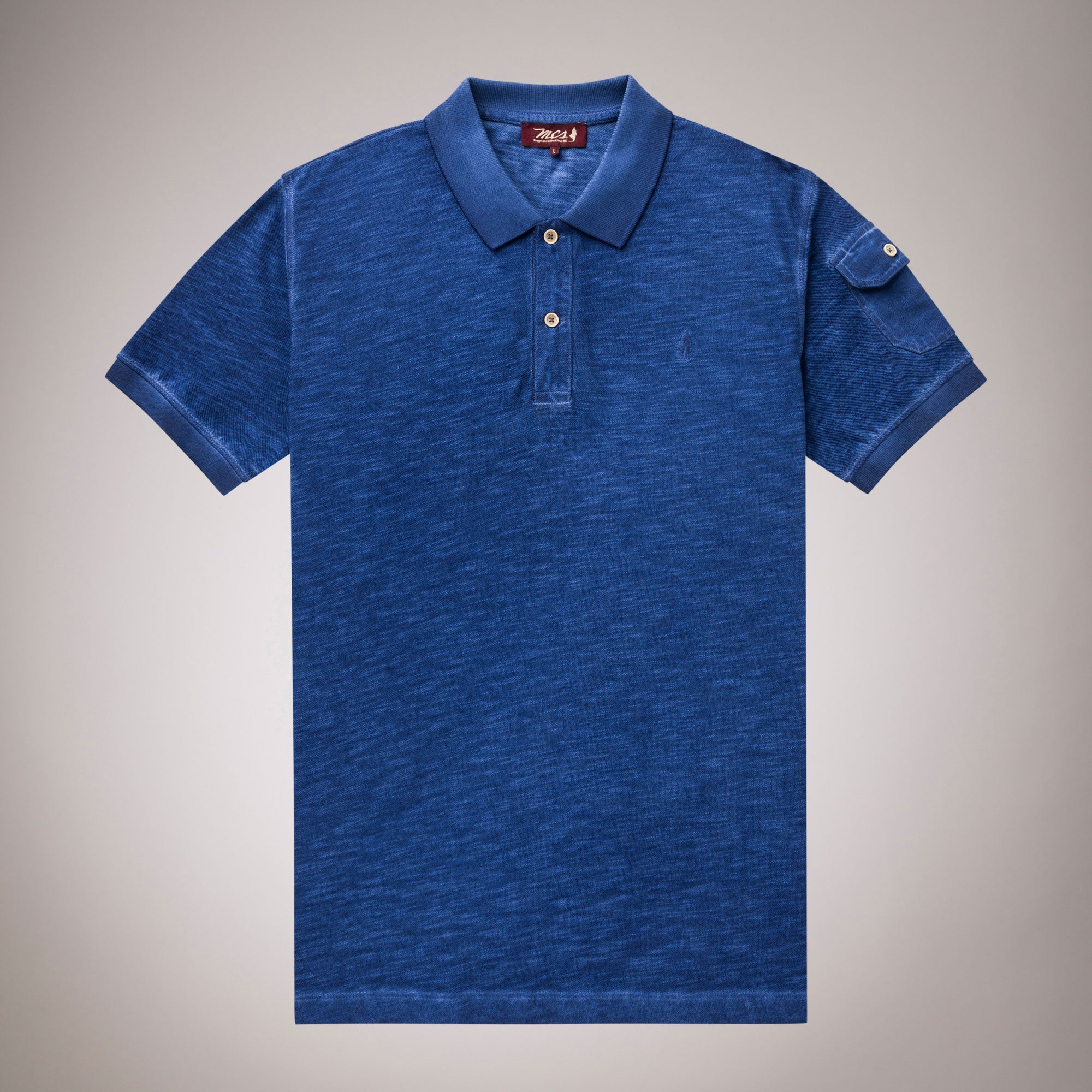 Plain Polo Shirt 100% Slub Cotton